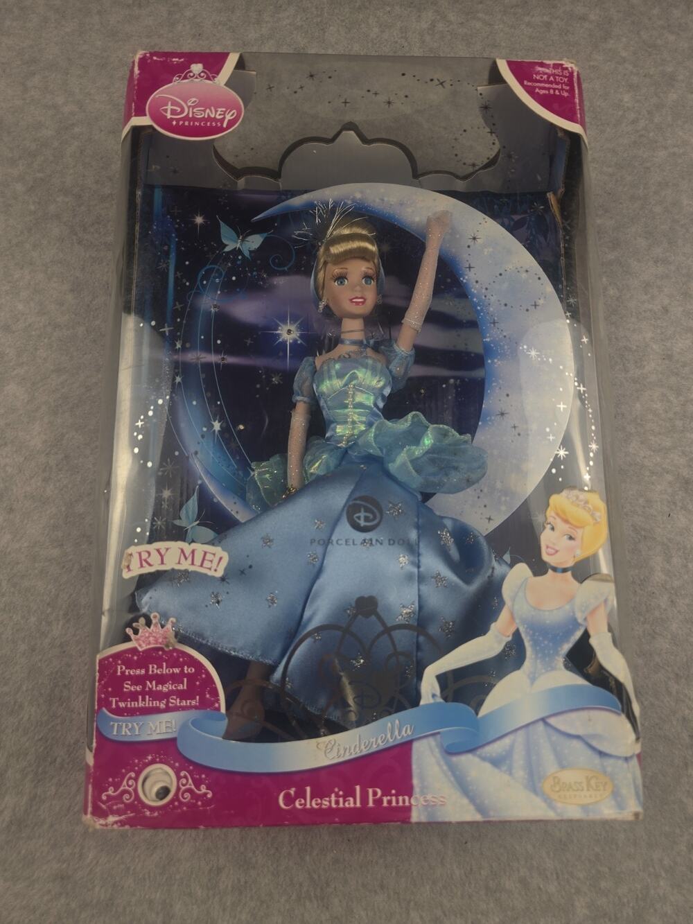 Disney Cinderella Celestial Princess Doll New in box. 14,5 Inch. Read!